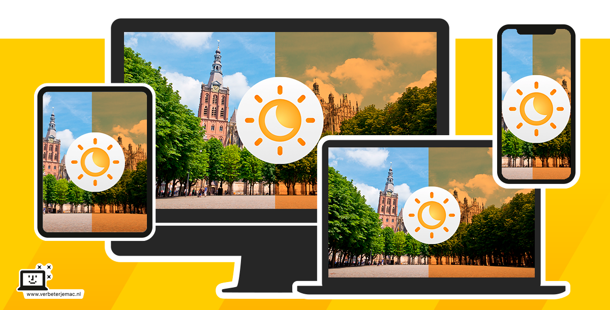 nightshift-overal night shift op de Mac