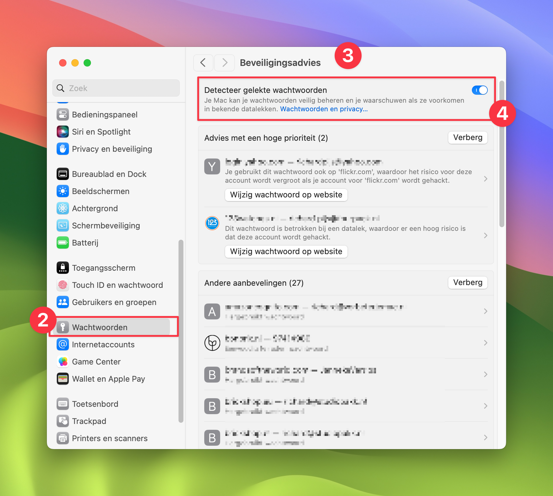Systeeminstellingen-afb001240 detecteer gehackte wachtwoorden