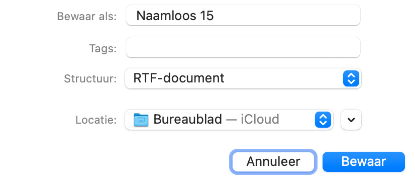 dialoogvenster-annuleerknop-omlijnd Sneltoets bij Mac dialoogvensters