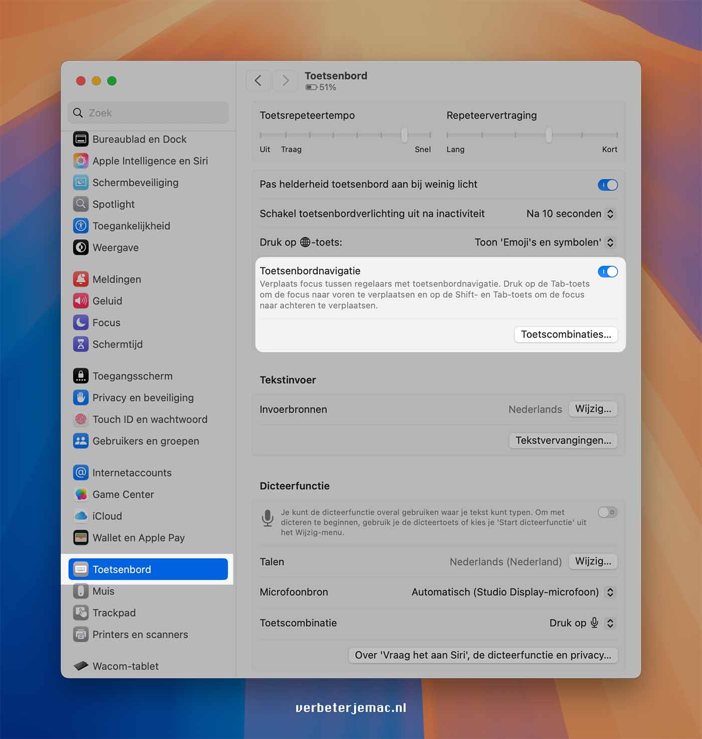 toetsenbordnavigatie-aanzetten Sneltoets bij Mac dialoogvensters