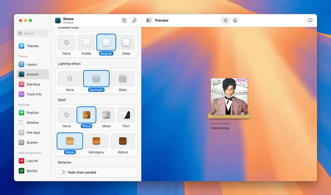 Sleeve-artwork Sleeve voor Apple Music