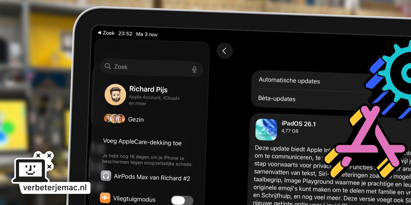 iPadOS26 iPadOS26.1 updaten