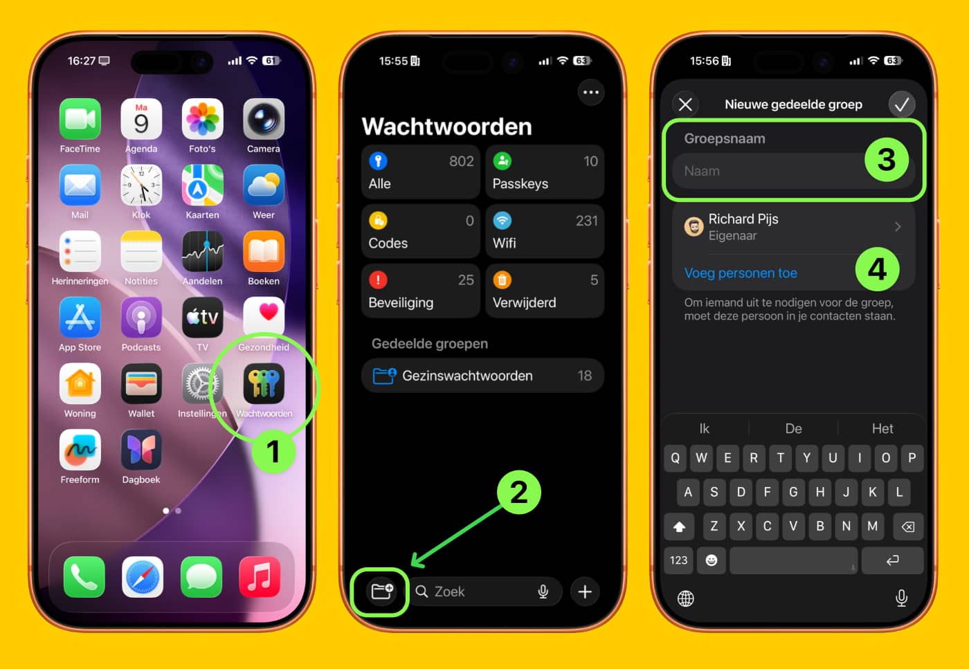 Wachtwoorden-instellen Wachtwoordengroep aanmaken