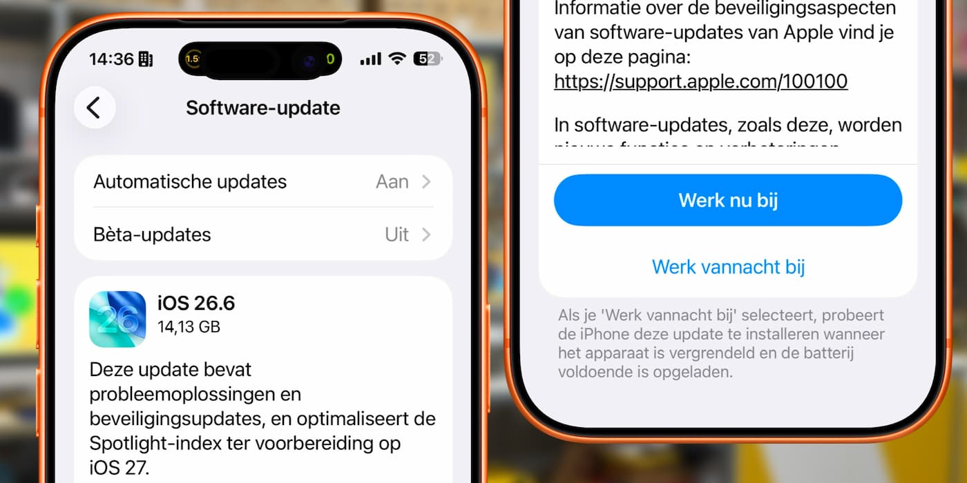 update-iOS-266 iPhone bijwerken naar iOS 26.6