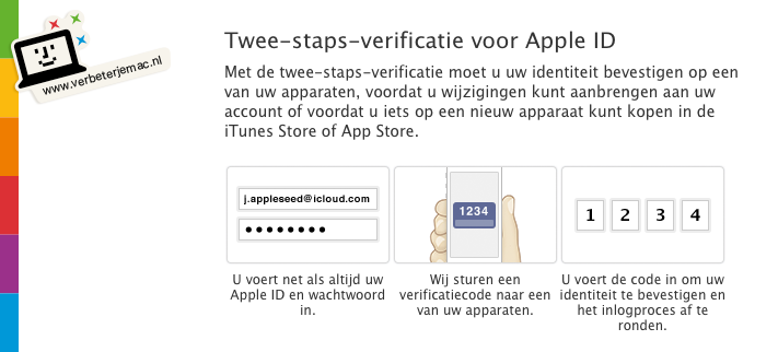 Twee-Stapt-Verificatie voor Apple ID