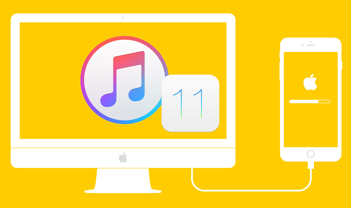 iOS11 voorbereiden, hang je iDevice aan je Mac met een usb-kabel