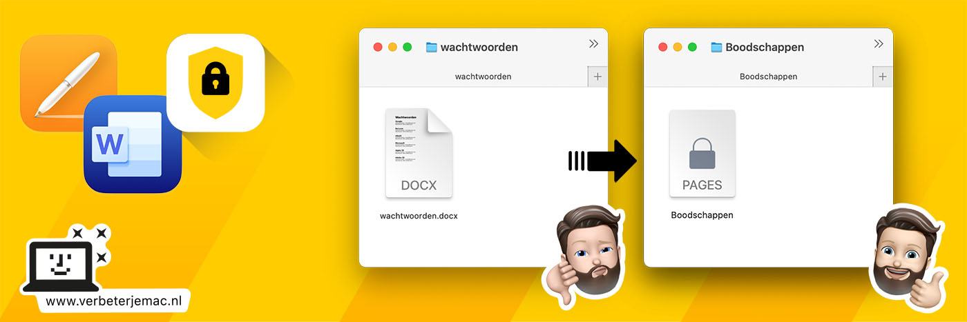Document beveiligen met wachtwoord