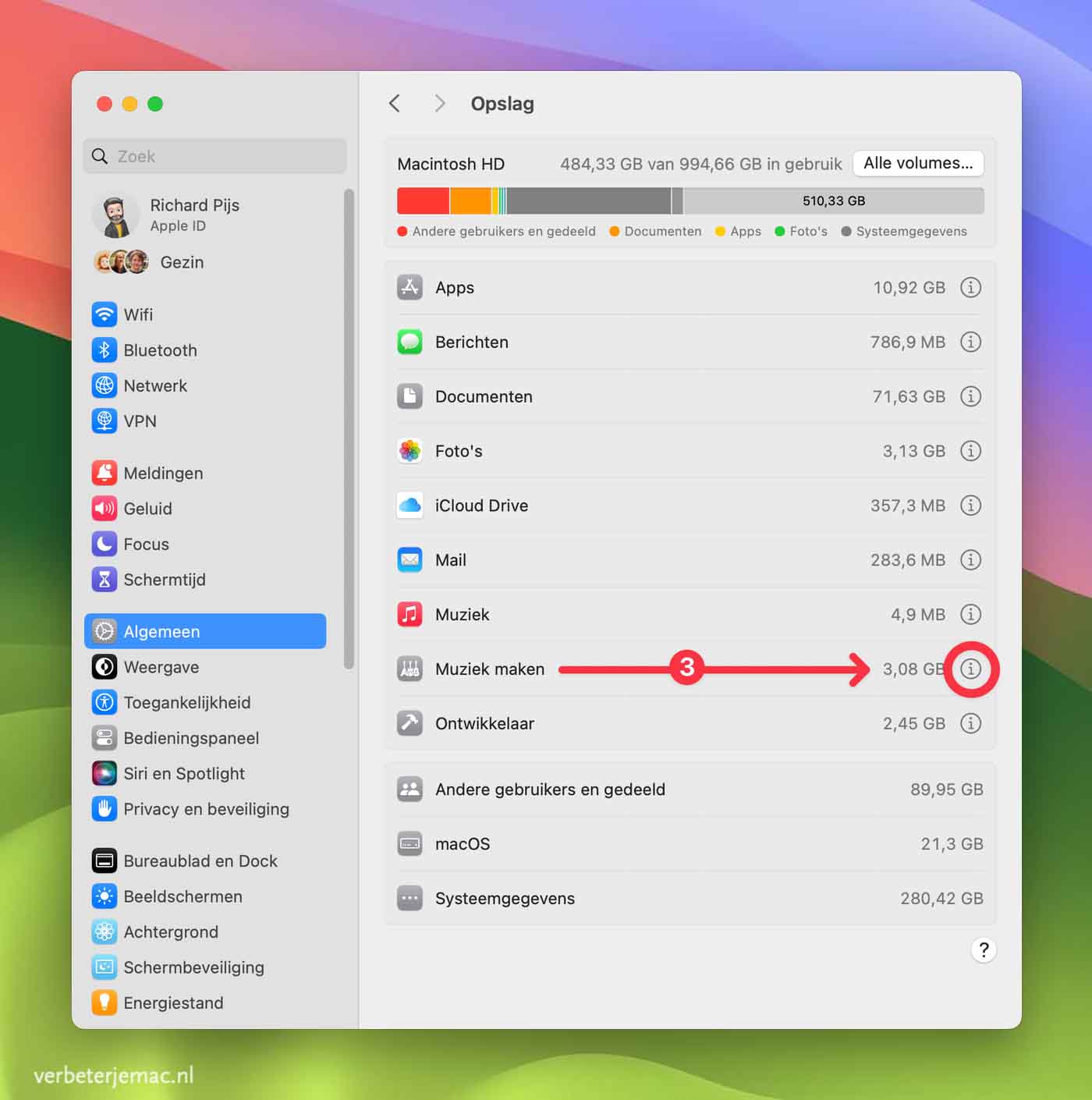 GarageBand wissen van je Mac