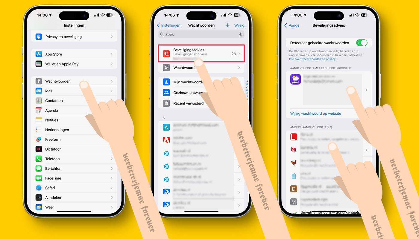 Beveiligingsadvies wachtwoorden op de Mac