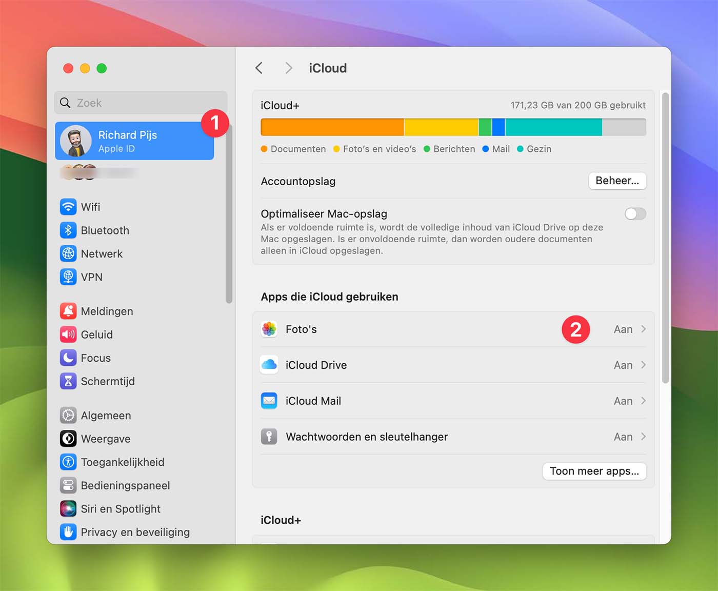 Wat staat in iCloud?