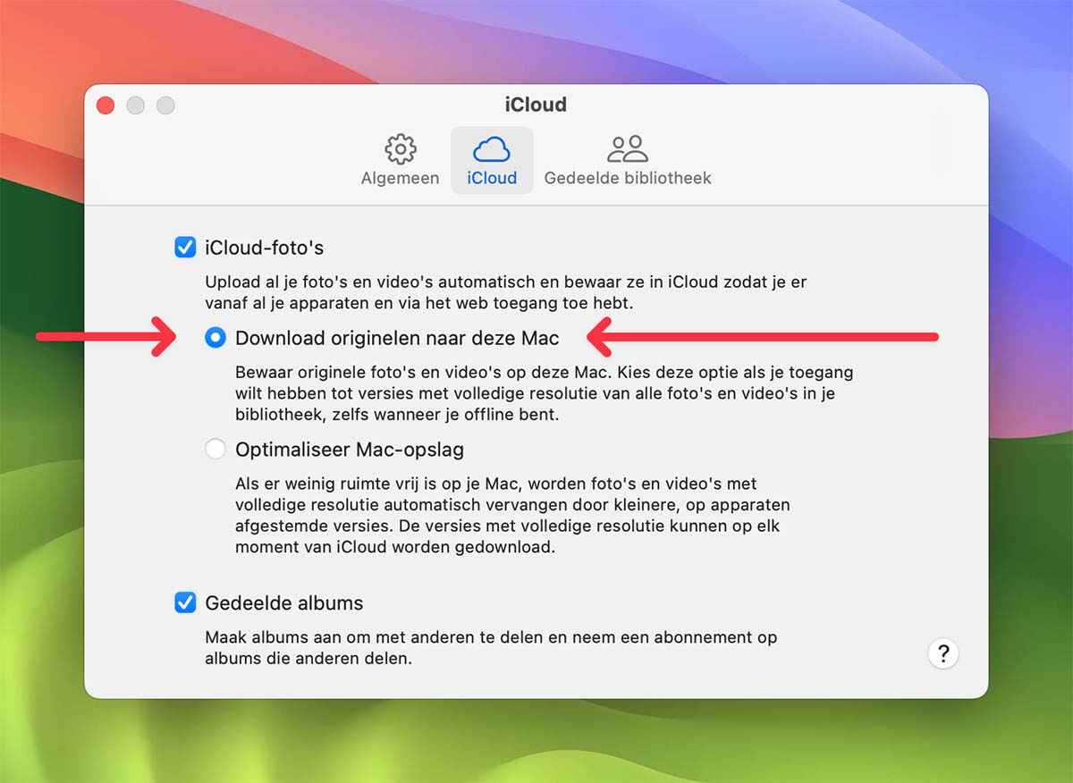 Wat staat in iCloud?