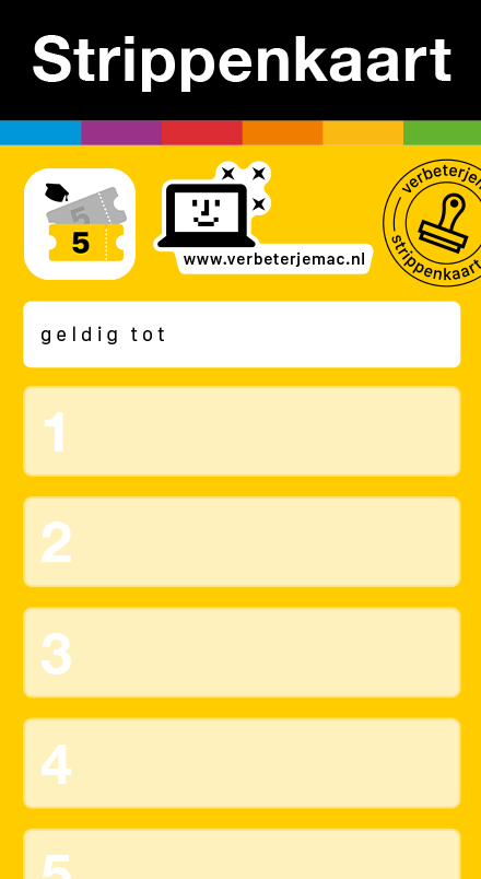 Strippenkaart Mac-hulp