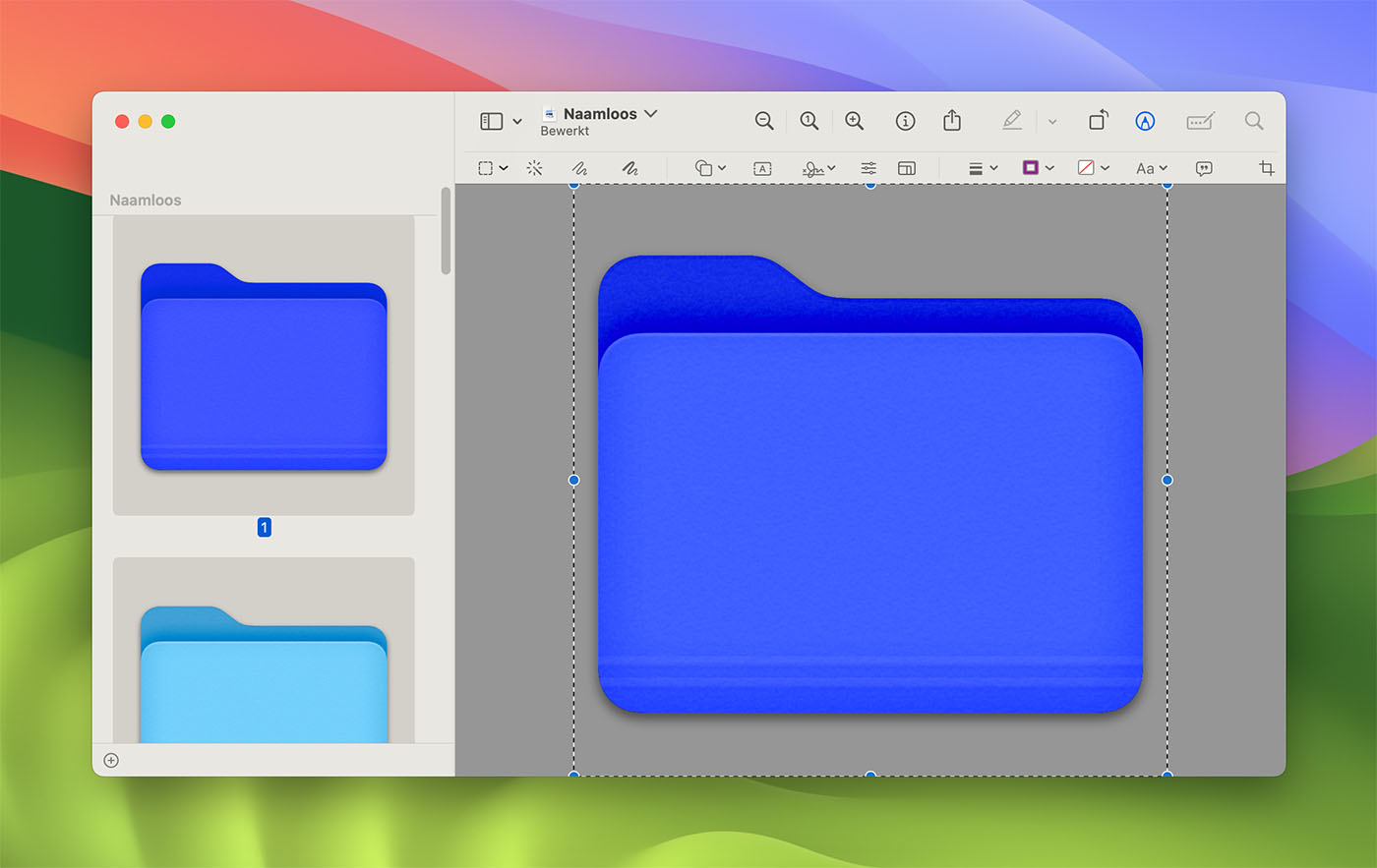 macOS: icon van een map aanpassen