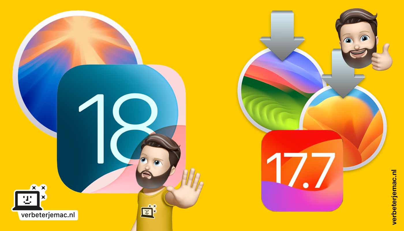 Je Mac en iPhone nog niet updaten