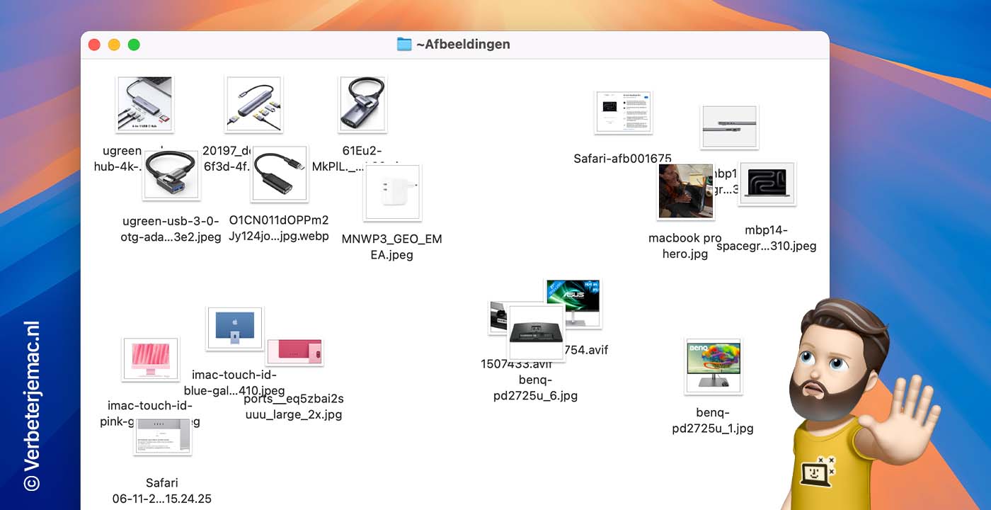 Afbeeldingen hernoemen op de Mac