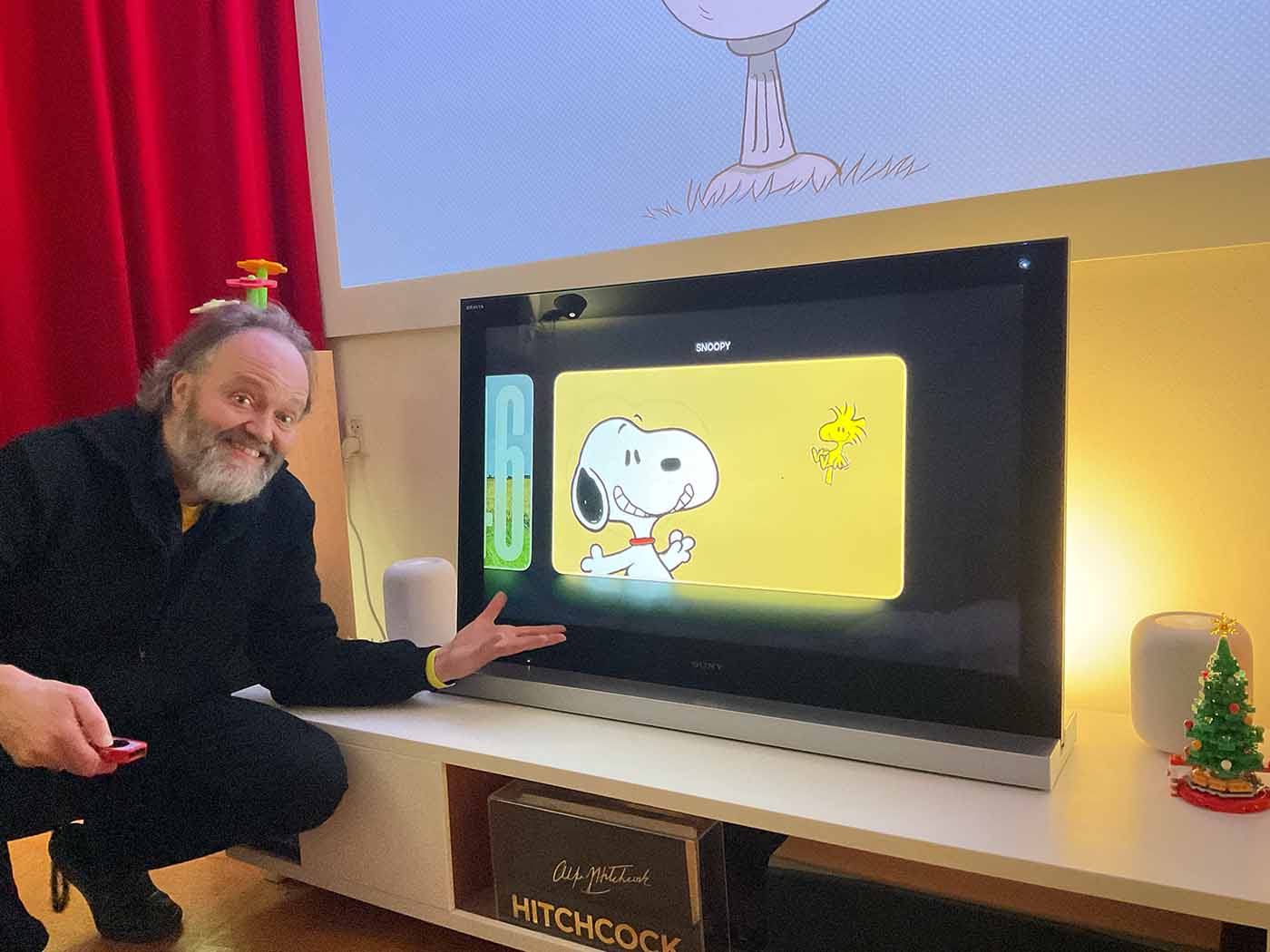 Snoopy screensaver op de Apple TV