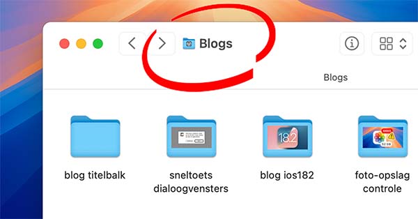 Titelbalk op de Mac: twee trucjes