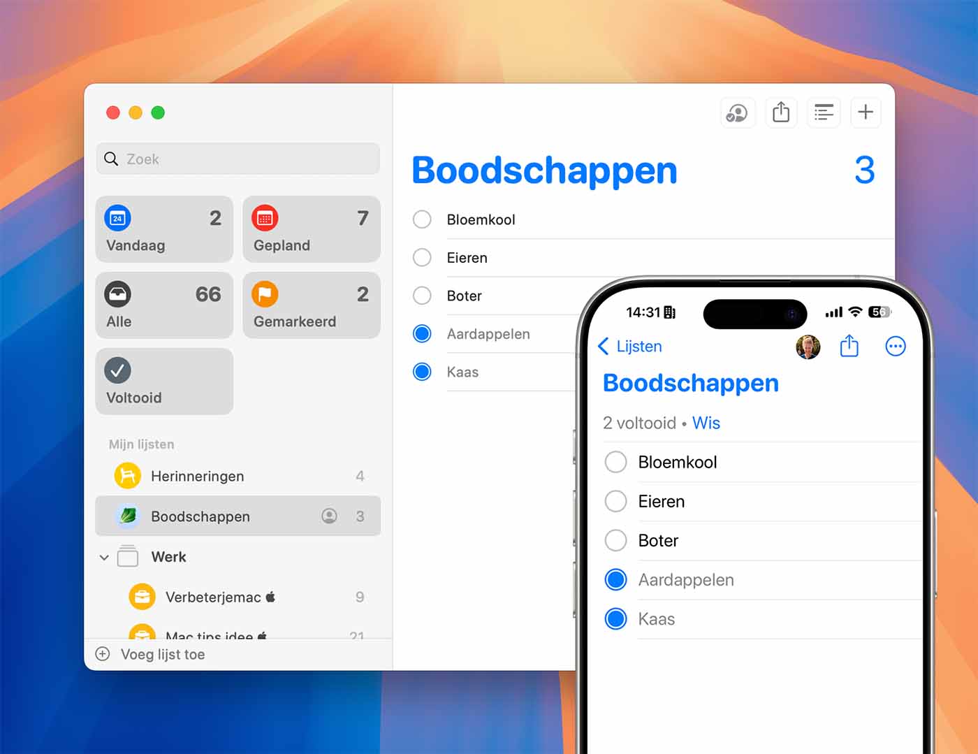 Herinneringen-app van Apple heeft vier krachtige functies