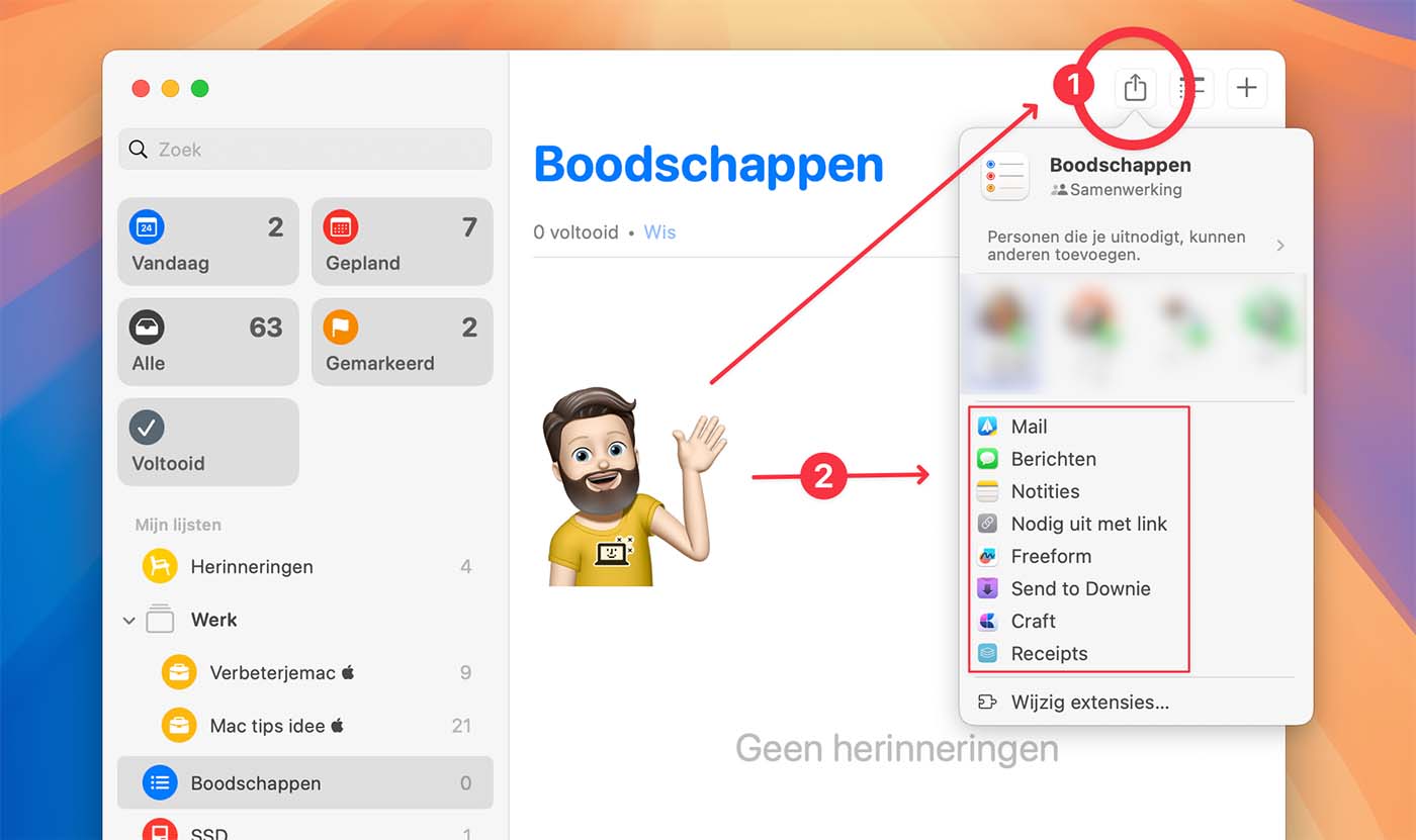 Herinneringen-app van Apple heeft vier krachtige functies