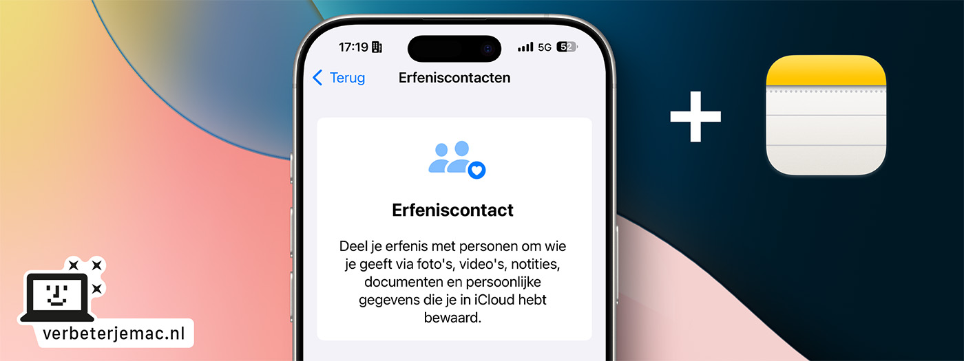 Apple ID machtiging na overlijden