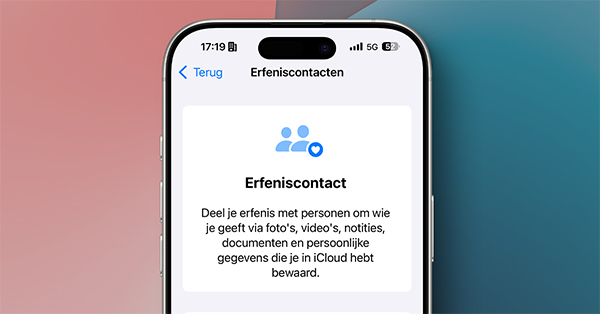 Apple ID machtiging na overlijden