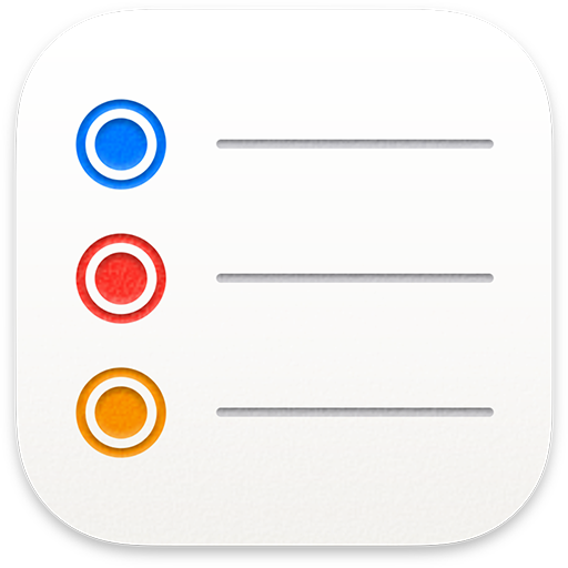 icon reminders apple Mac 