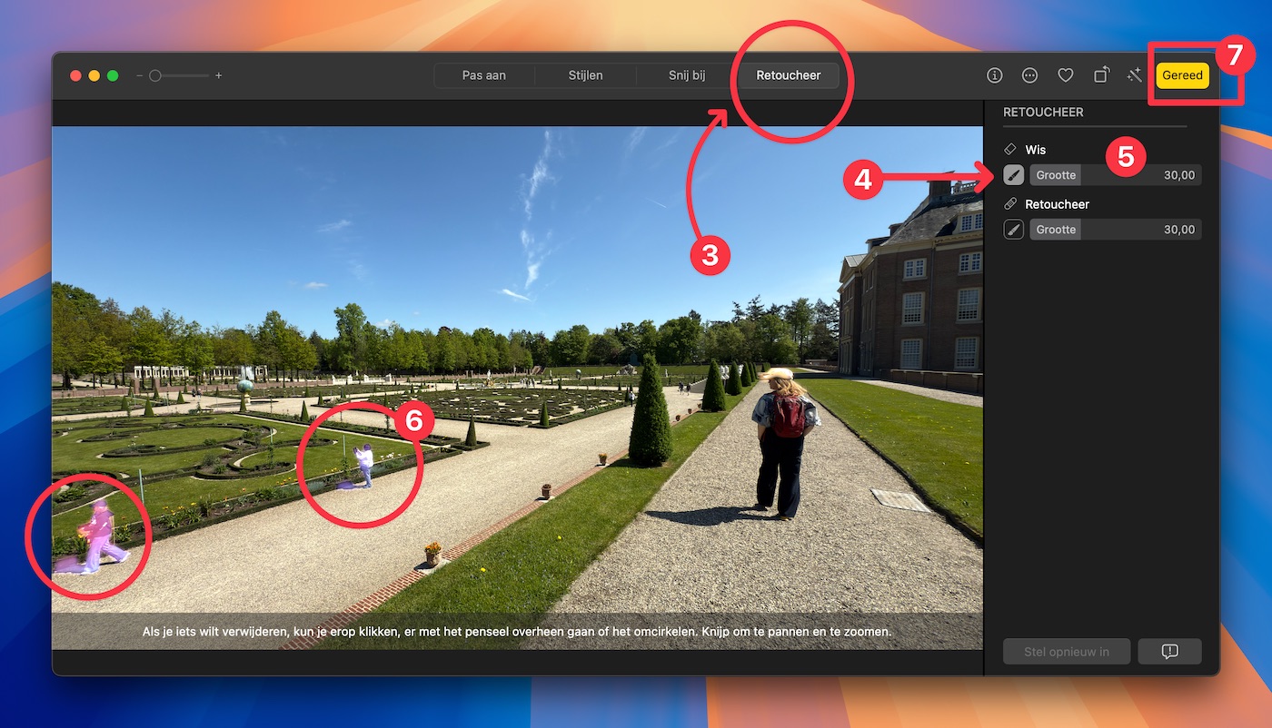 Ruim op in Foto's op Mac