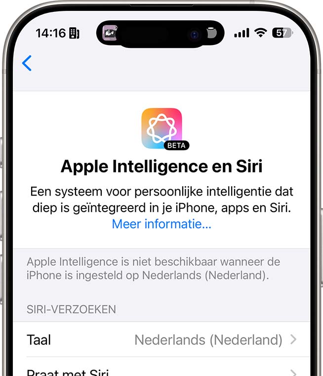 Apple Intelligence Nederland