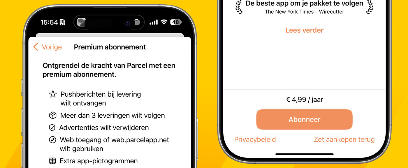 Pakket volgen op iPhone én Mac met Parcel