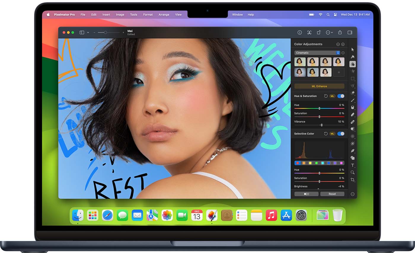 Pixelmator Pro voor Mac