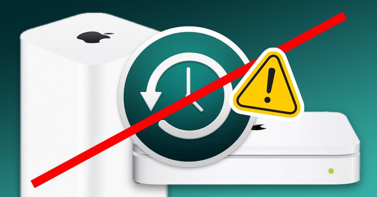 Apple stopt met ondersteuning van AirPort Time Capsule voor Time Machine-back-ups met Time Machine