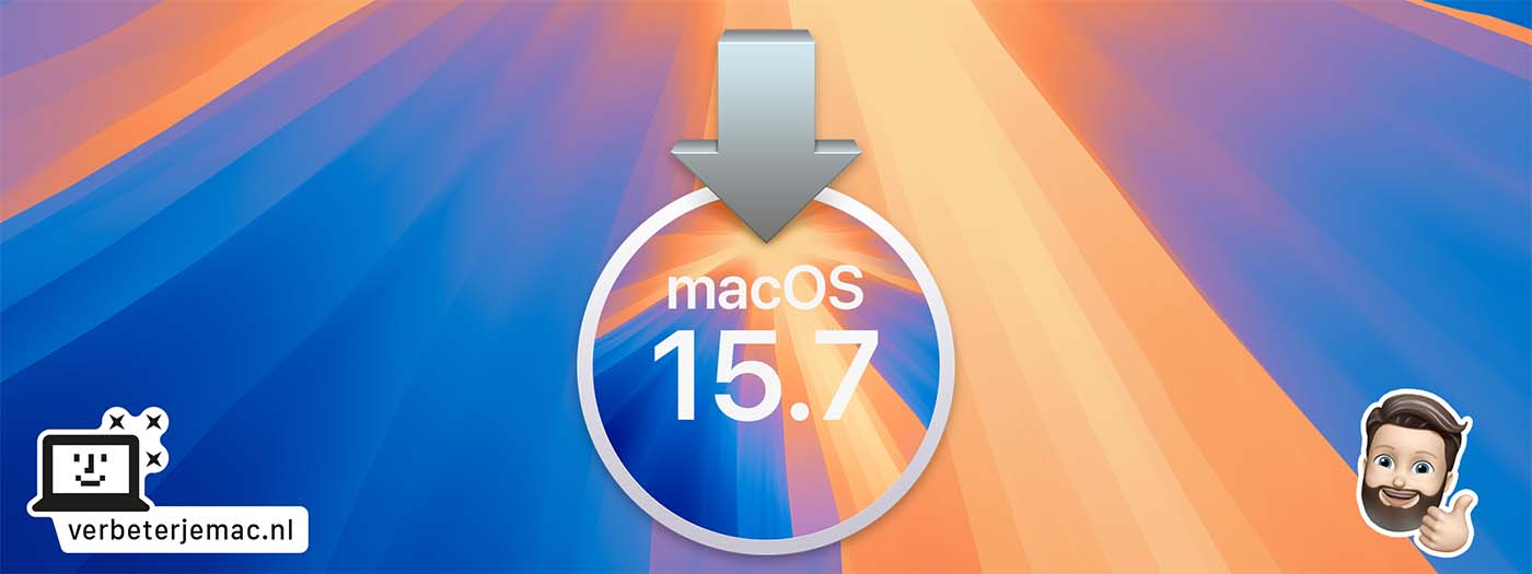 Mac bijwerken naar macOS Sequoia versie 15.7