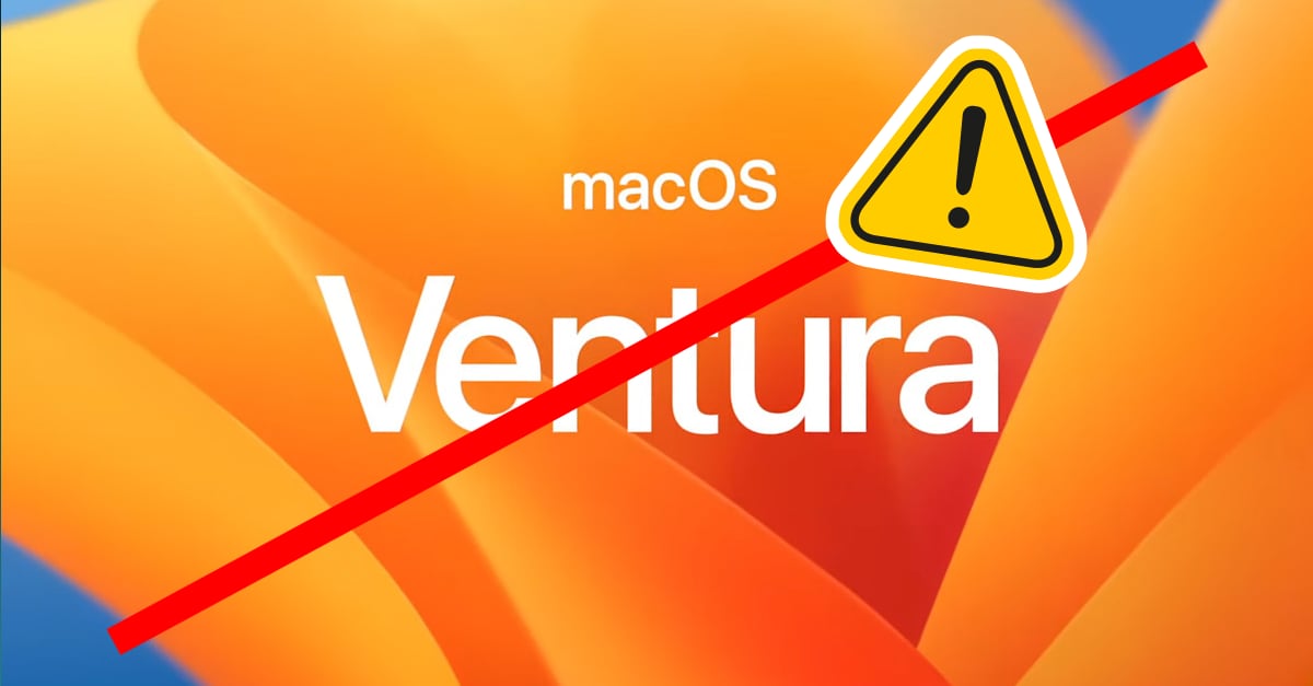 macOS Ventura niet veilig