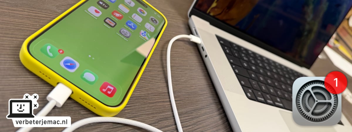 iOS26 bijwerken via je Mac