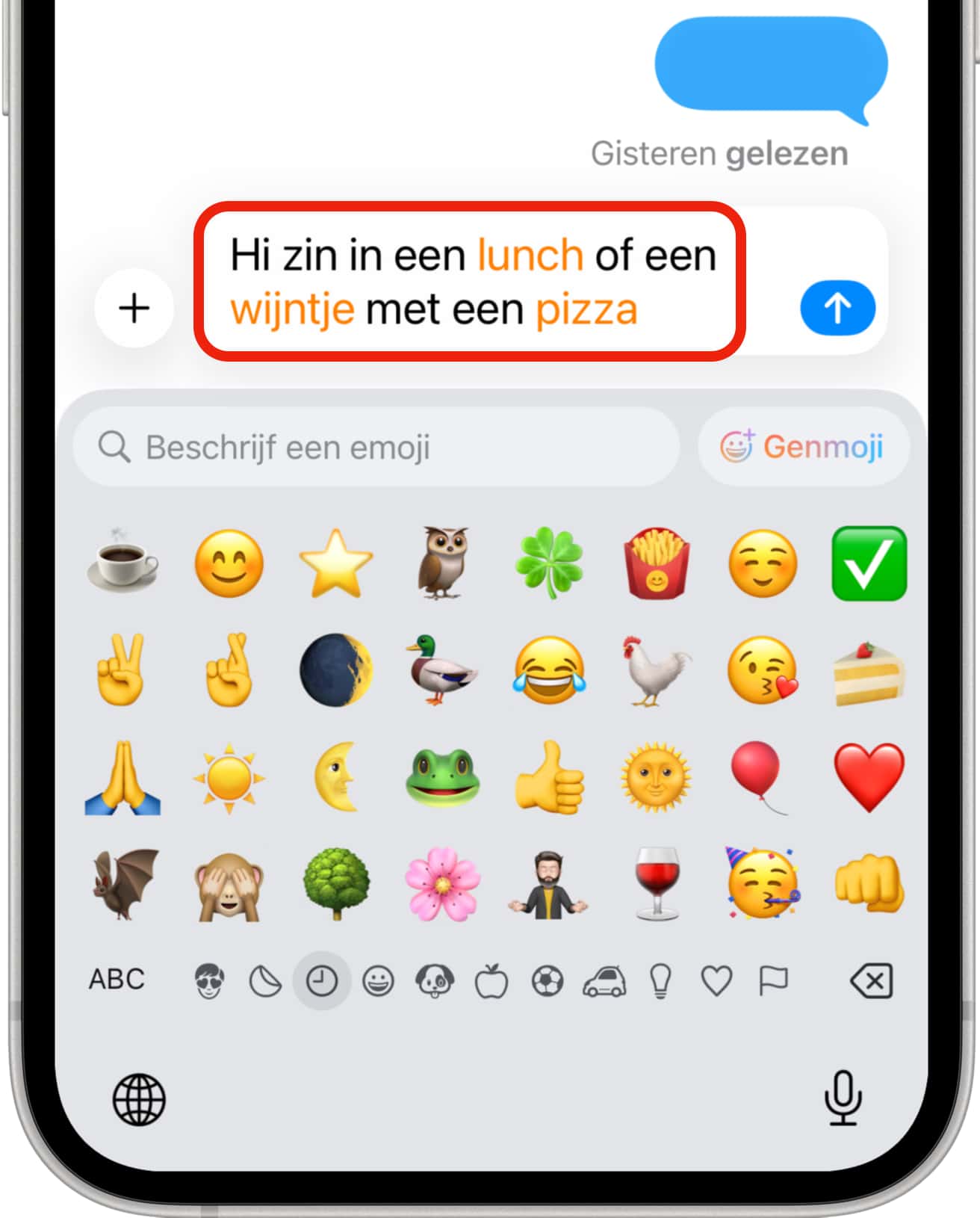 Emoji toevoegen op iPhone